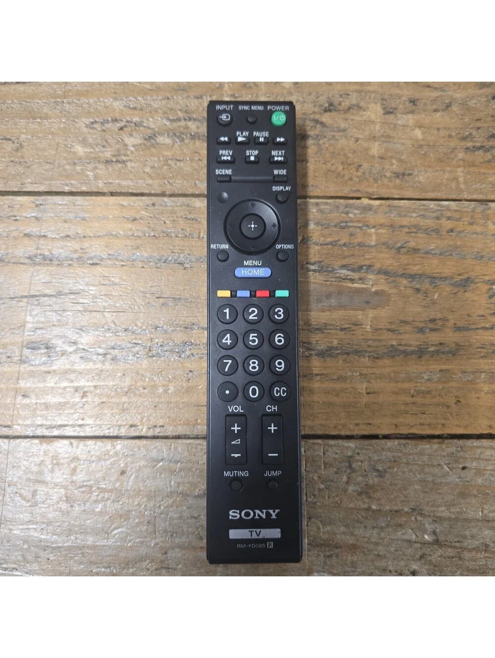 GENUINE SONY RM-YD065 BRAVIA LCD TV REMOTE CONTROL KDL-32BX320 No Battery Cover